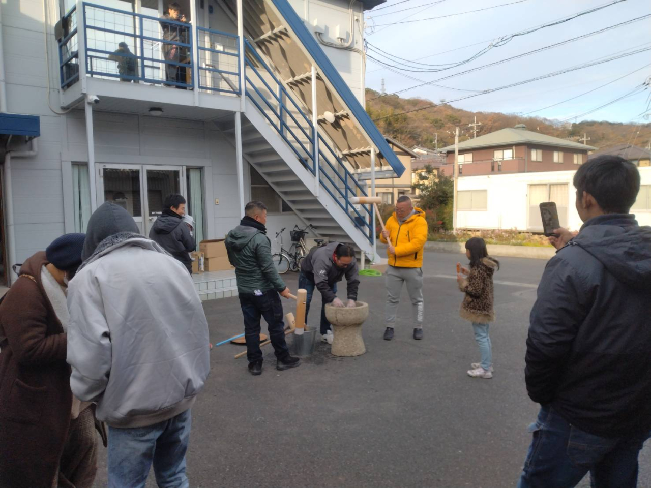 餅つき会開催